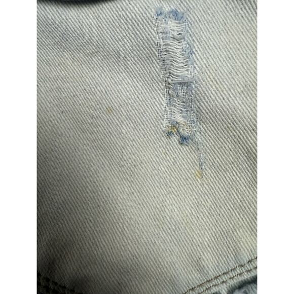 Forever 21 Distressed Cutoff Denim Shorts Size 27 Frayed Booty Jean - Picture 5 of 5